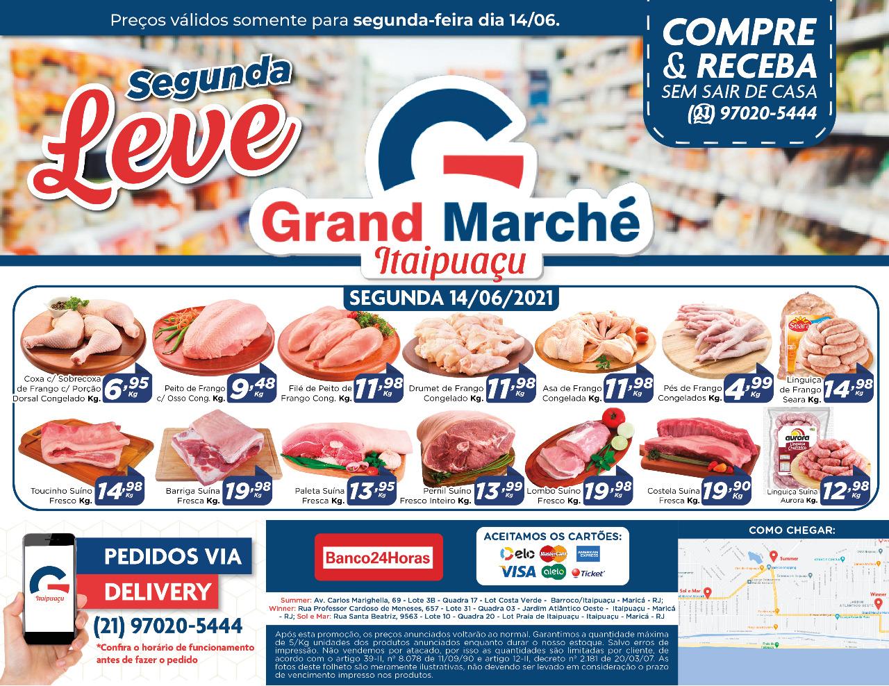 Segunda da Leveza nos Supermercados Grand Marché Itaipuaçu